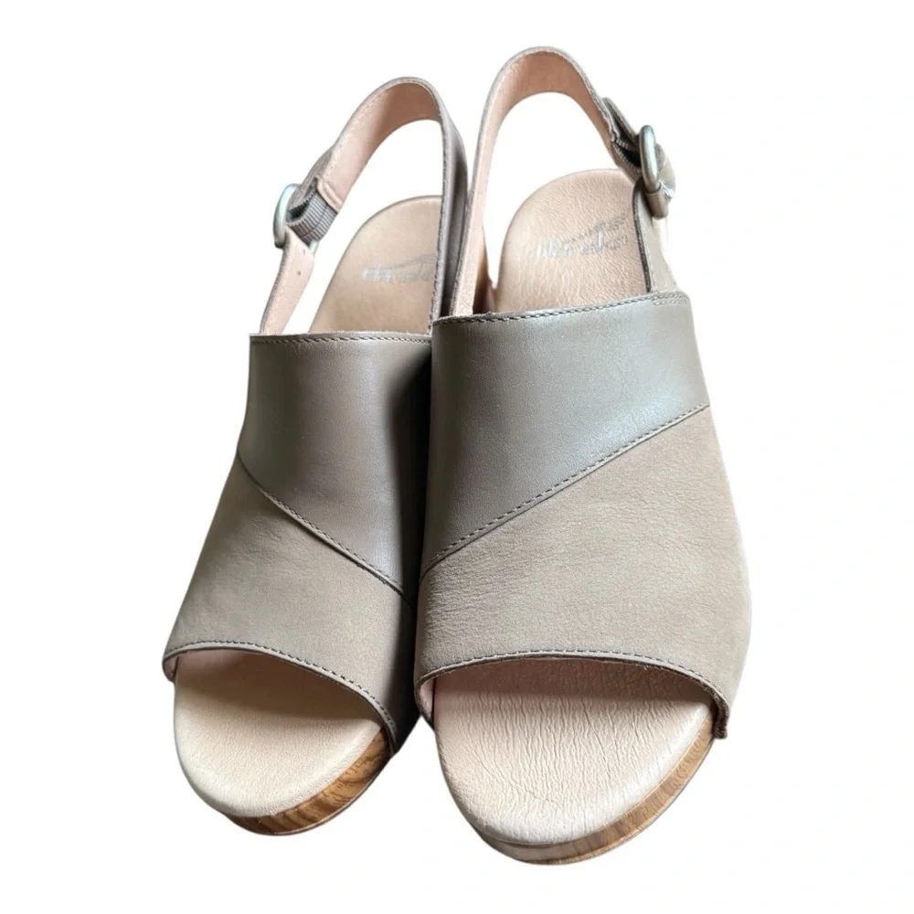 Women's Dansko Madalyn Stone Burnished Calf Leather - NEW
